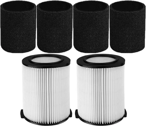 Vista 7 de Filtro VF6000 para aspiradora Ridgid Shop Vac de 5-20 galones en húmedo/seco, paquete de 1 Poliéster no tejido, lavable y reutilizable. Para