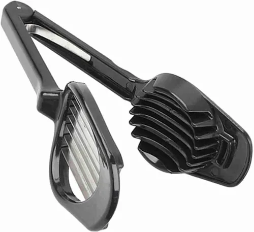Vista 5 de Cortador de huevos, cortador de huevos de alambre de acero inoxidable, cortador de huevos de aluminio resistente, lavavajillas para huevo, fresa