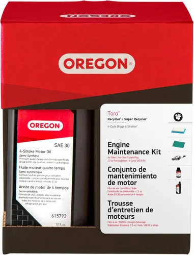 Vista 3 de Oregon 01-100 Kit de mantenimiento del motor de cortacésped para motores Briggs & Stratton de 4 ciclos