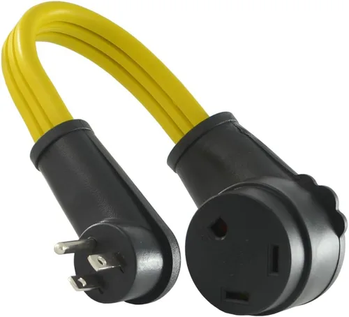 Vista 6 de Conntek Adaptador de cable de autocaravana RV de 15 amperios a 30 amperios