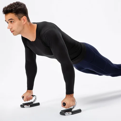 Vista 8 de Camiseta de compresión para hombre, de manga larga, atlética, para entrenamiento, camiseta deportiva activa, camiseta interior de ajuste seco
