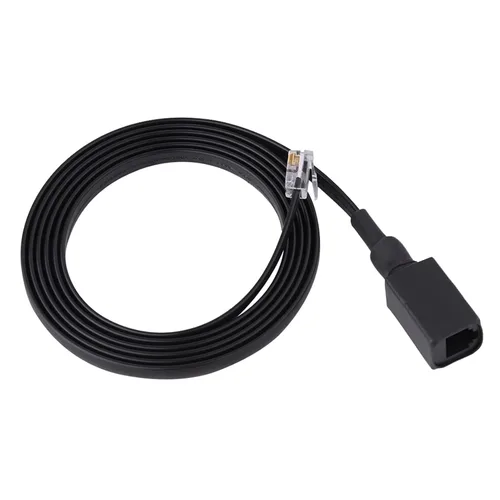 Vista 5 de Cable de extensión de micrófono de mano compatible con Yaesu, separación extraíble de 6 pines de 1.5 M/4.92 pies, compatible con Yaesu FT-7800R