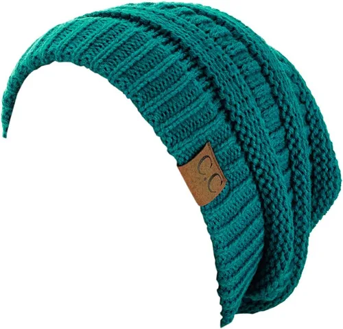 Vista 505 de C.C Trendy Warm Chunky Soft Stretch Cable Knit Beanie