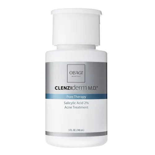 Vista 10 de Obagi CLENZIderm M.D. Tónico exfoliante BHA para terapia de poros, desobstruye los poros con tratamiento del acné con ácido salicílico al 2%, 5 onzas