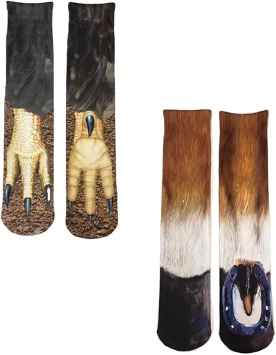 Vista 8 de SLOUFIOL Calcetines divertidos para hombre y mujer