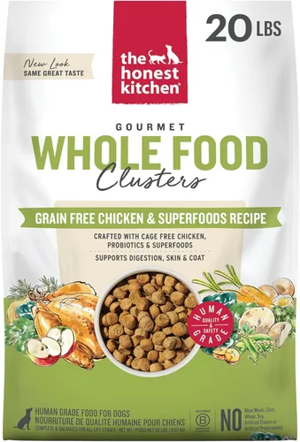 Vista 16 de The Honest Kitchen racimos de alimentos enteros libres de granos de carne de res alimento seco para perros, 1 libra