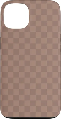 Vista 7 de Chic Brown Checkered Checkerboard Pattern Trendy Case for iPhone 16