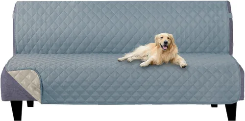 Vista 139 de U-NICE HOME Funda para sillón reclinable, reversible, con correas elásticas, resistente al agua, protege de perros y mascotas, sillón pequeño