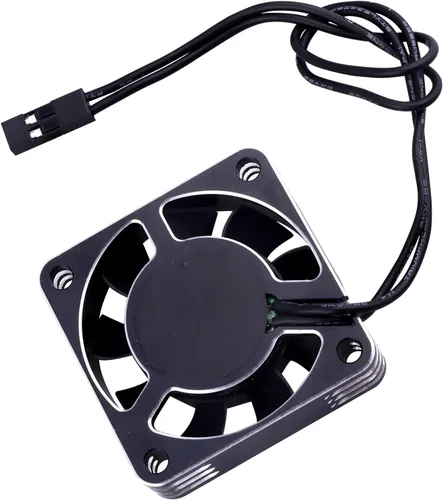 Vista 4 de Ventilador de refrigeración del motor RC de 1.575x1.575 in para RC Car Truck Buggy Crawler escala 1/8 1/10 540 550 motores sin escobillas ESC