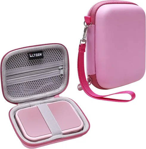 Vista 8 de LTGEM - Funda rígida para impresora fotográfica Canon Ivy 2 Mini/Ivy y CLIQ CLIQ CLIQ+ CLIQ 2 CLIQ+2 Impresora de cámara instantánea (negro + gris)