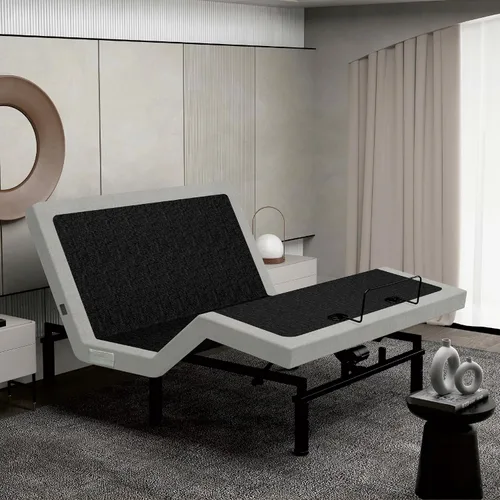 Vista 8 de Irvine Home Collection Base de Cama Ajustable Twin XL con Colchón de Espuma Viscoelástica de Gel Prime de 14 Pulgadas - Masaje Dual - Puertos USB