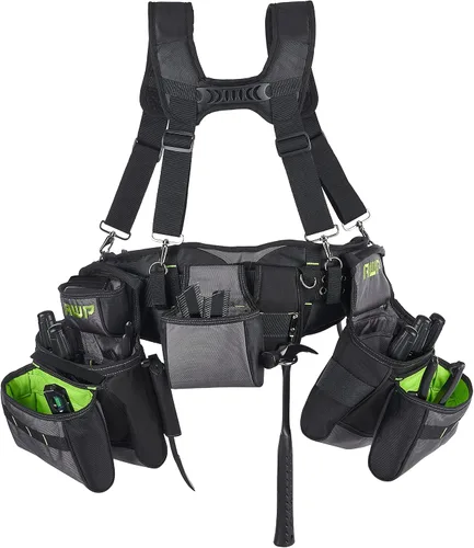Vista 6 de AWP Tool Belt Tool Rig, Durable Premium Utility Belt Organizer for Men & Women, Utility Work, Electrician, Mechanic