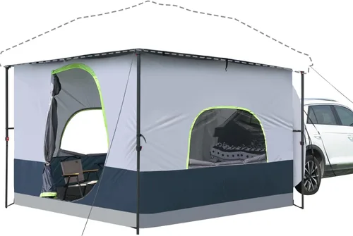 Vista 10 de UNP Cube Tent for Camping, 10x10 Pop Up Canopy Attachment
