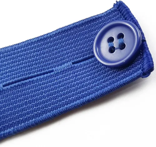 Vista 4 de TIHOOD Juego de 22 botones extensores, botón extensor de cintura elástica ajustable y flexible, extensores de cuello invisibles, botones