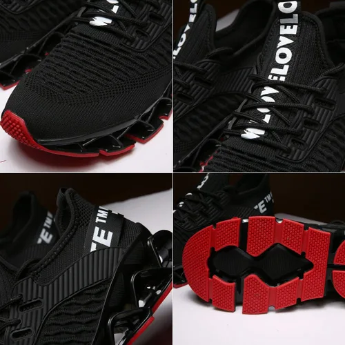 Vista 4 de Zapatos deportivos Chopben para correr, tenis a la moda con red transpirable y suela suave antideslizante, zapatos para caminar casuales y atléticos