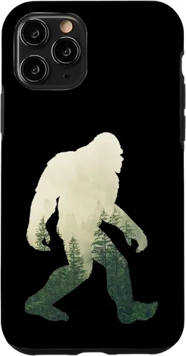 Vista 28 de Carcasa para iPhone X/XS, diseño de Sasquatch Yeti Nature