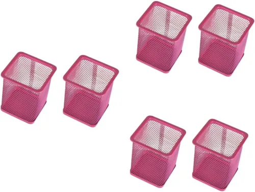 Vista 9 de STOBOK 6 piezas de soporte para pinceles de arte, portalápices, tazas, bolígrafos, recipiente, organizador de lápices, organizador de bolígrafos