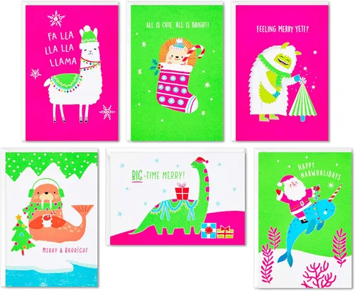 Vista 9 de Hallmark - Tarjetas navideñas en caja de colores (24 tarjetas y sobres) Esperanza, Unidad, Bondad