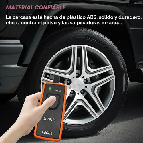 Vista 4 de Monitor de presión de neumáticos automotriz GM - Herramienta de restablecimiento de sensor de neumáticos, accesorios para auto EL-50448 compatibles
