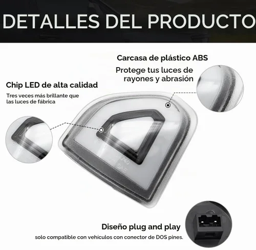 Vista 7 de Luces LED de Señal de Giro para Espejo Lateral Compatible con Ram 1500 2010-2023/para Ram 1500 Classic 2019-2022/para Ram 2500 2010-2018/para Ram