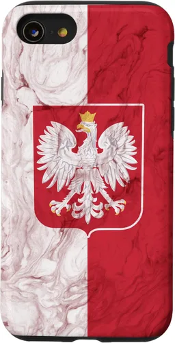 Vista 18 de Poland Flag and Elegant Background - Polish Pride Case for iPhone 17