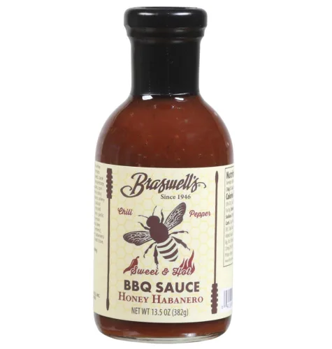 Vista 13 de Braswell's Salsa de barbacoa de manzana y canela, lote pequeño, especialidad reconocida, fabricada en Estados Unidos, desde 1946 (13.5 onzas)