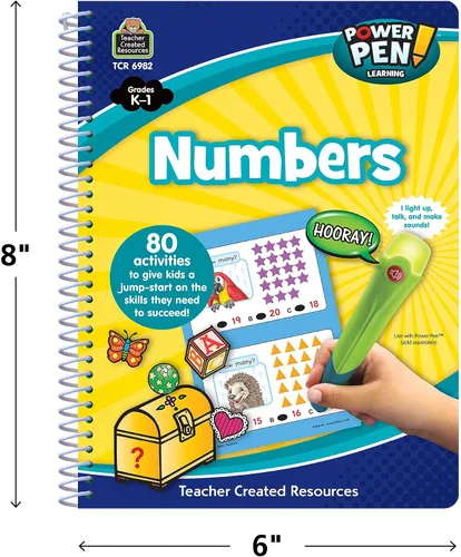 Vista 5 de Teacher Created Resources Power Pen libro de aprendizaje, números grado K-1 (TCR6982)