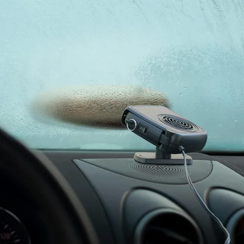 Vista 6 de SubZero 12650 - Descongelador portátil de ventana de 12 V para automóvil, camión, SUV, Jeep, calentador de coche rápido 2 en 1 y desempañador