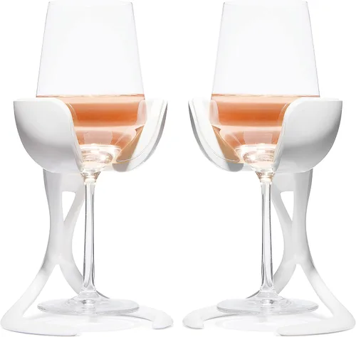 Vista 13 de VoChill Enfriador de copas de vino con tallo Fabricado en Estados Unidos Herramienta de vino radicalmente genial – mantiene el vino