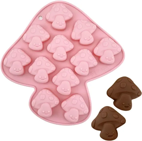Vista 10 de 1 molde de silicona para chocolate con forma de hojas de arce, bellotas y calabazas en 3D para otoño, día de Acción de Gracias, tema de cosecha