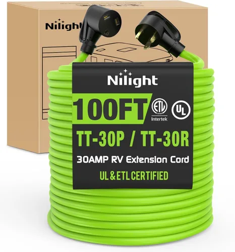 Vista 13 de Nilight Cable de Extensión para Secadora EV de 15 Pies 3 Clavijas 30 Amperios NEMA 10-30P 10-30R Cable de Extensiones Antiguas Servicio Pesado