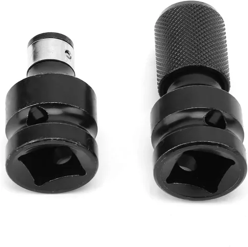 Vista 8 de Llave de impacto de 1/2 a 1/4, llave de impacto de enchufe para conversiones de trinquete, juego de llaves de taladro y destornilladores