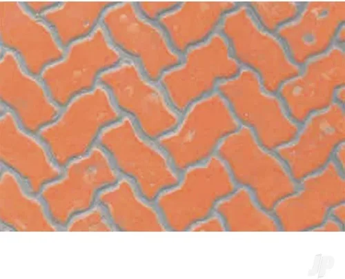 Vista 2 de PAQUETE DE PLÁSTICO ESTAMPADO 2 PAQUETES - PAVADO ENTRELADO 7-1/2 X 12" 19.1 X 30.5CM