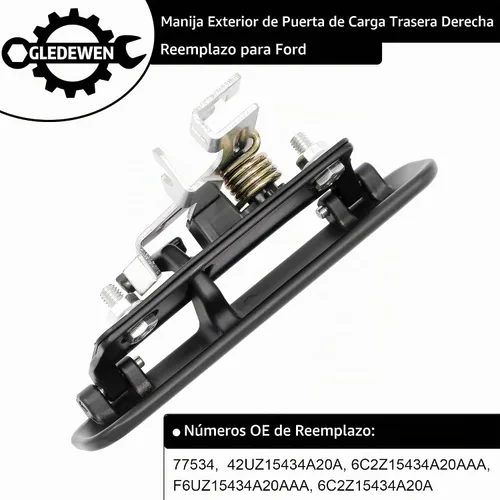 Vista 3 de Manija de puerta lateral trasera para Ford E150 E250 E350 E450 Econoline 1992-2014
