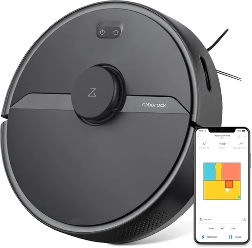 Vista 10 de roborock Robot Vacuum Mop with LiDAR, 10000Pa, Anti-Tangle, 7–9 Weeks Black03