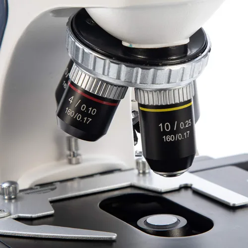 Vista 4 de SWIFT Microscopio trinocular compuesto, microscopio mecánico de etapa 40X-2500X para adultos con cámara de 10MP y diapositivas, software compatible