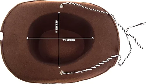 Vista 2 de Sombrero vaquero de Rodeo Occidental para niños pequeños, por Dondor Brown