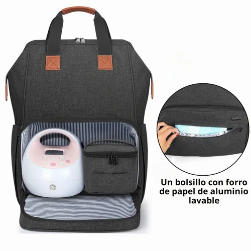 Vista 2 de LUXJA Mochila de almacenamiento para extractor de leche para bolsa