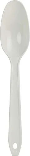 Vista 4 de Hutzler Lopol - Cucharas de cocina de nailon reforzadas, color blanco, juego de 2 (3700-2WH)