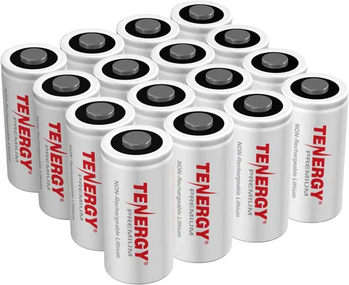 Vista 10 de Tenergy Paquete de 12 baterías de litio CR123A de 3 V no recargables, 1600 mAh para cámaras Arlo, baterías de litio fotográficas, cámaras
