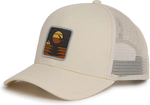 Vista 12 de Quiksilver Gorra de béisbol de algodón premium ajustable con cierre a presión y logotipo para hombre Negro