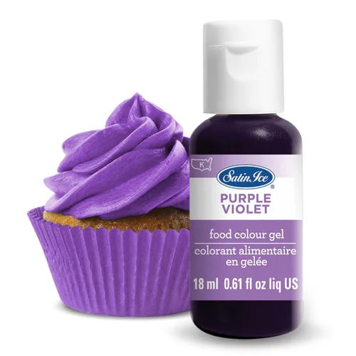 Vista 19 de Gel de colorante alimentario líquido Satin Ice, botella de 0.61 onzas líquidas, negro