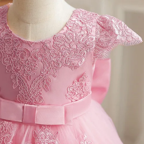Vista 3 de NNJXD Baby Girl Princess Dress Bowknot Sequins Dresses