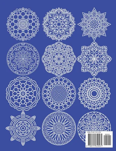 Vista 2 de Tranquil Moments - Mandala Master Vol 1 50 Challenging Designs