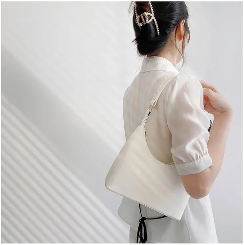 Vista 3 de Bolsos de hombro para mujer bolsos estilo hoboo bolso clásico de piel sintética bolso pequeño para mujer novia mamá