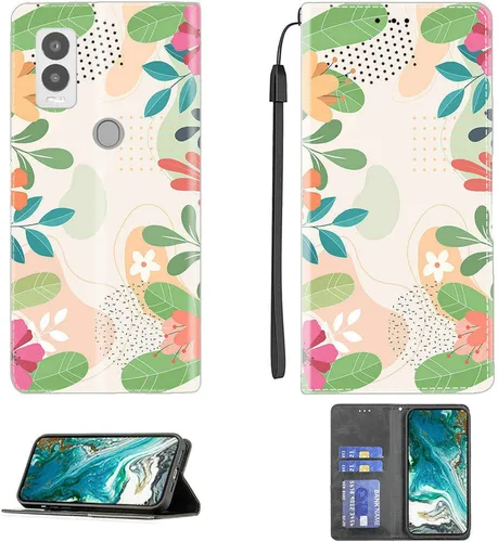 Vista 191 de Aroepurt Funda para UMIDIGI G1 Plus compatible con UMIDIGI G1 Plus Funda para teléfono Funda de piel sintética con función atril magnética CPT15