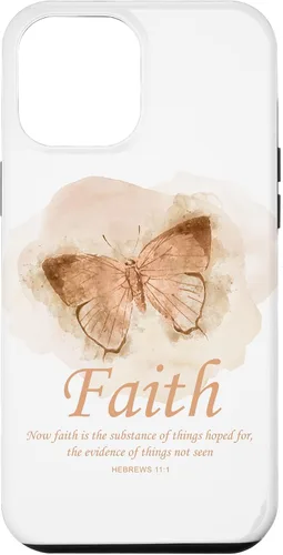 Vista 26 de Faith Bible Verse: Women’s Christian Hebrews 11:1 Quote Case for iPhone 17