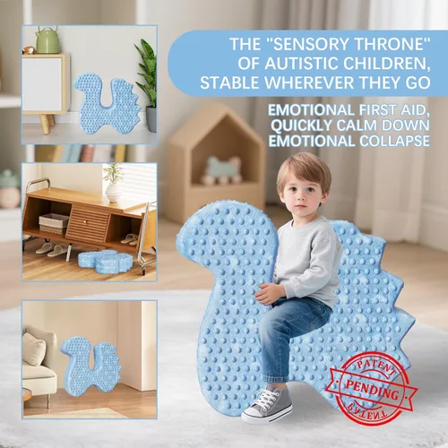Vista 8 de Asiento sensorial suave para apretar, sillas sensoriales específicamente diseñadas para niños con necesidades sensoriales, proporciona un abrazo