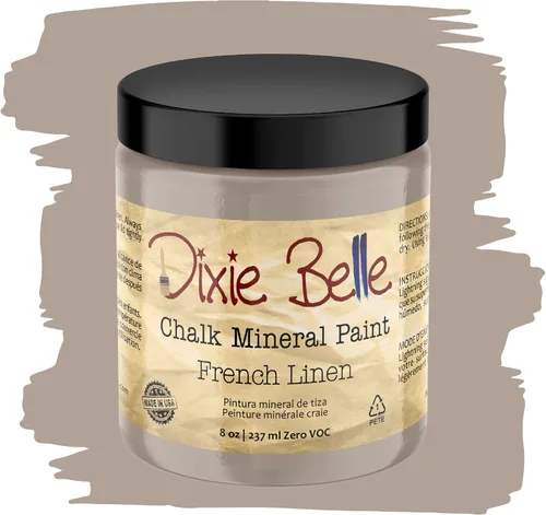 Vista 46 de Pintura para muebles con acabado de tiza Dixie Belle Paint Company - Amatista (4oz) - Pintura mineral de tiza chic púrpura profundo mate