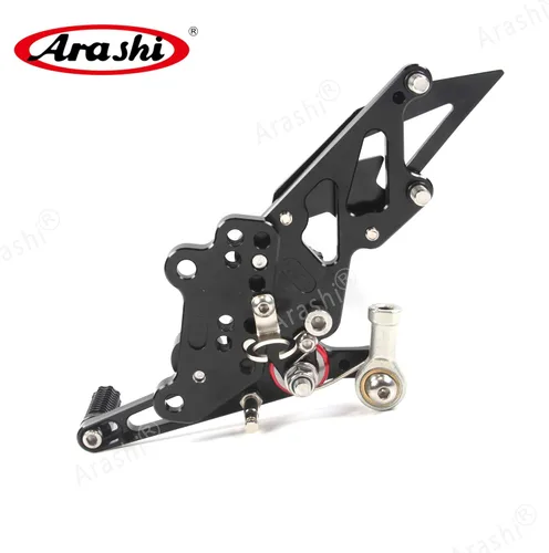 Vista 6 de Arashi (Versión 2.2) reposapiés ajustables para motocicleta KAWASAKI Ninja 300 EX300B ABS / EX300A/ EX300 ABS/ EX300A / SE 2013-2017 Accesorios